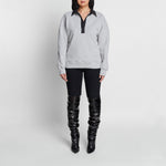 grey cotton sweatshirt made in Toronto Canada