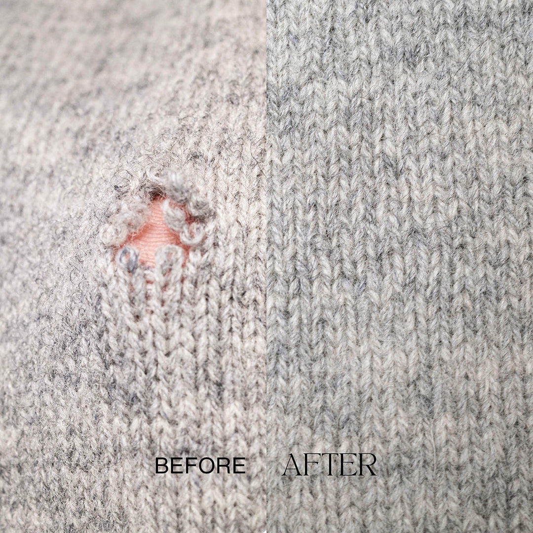 Invisible Mending (Swiss darning)