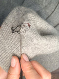 Invisible Mending (Swiss darning)