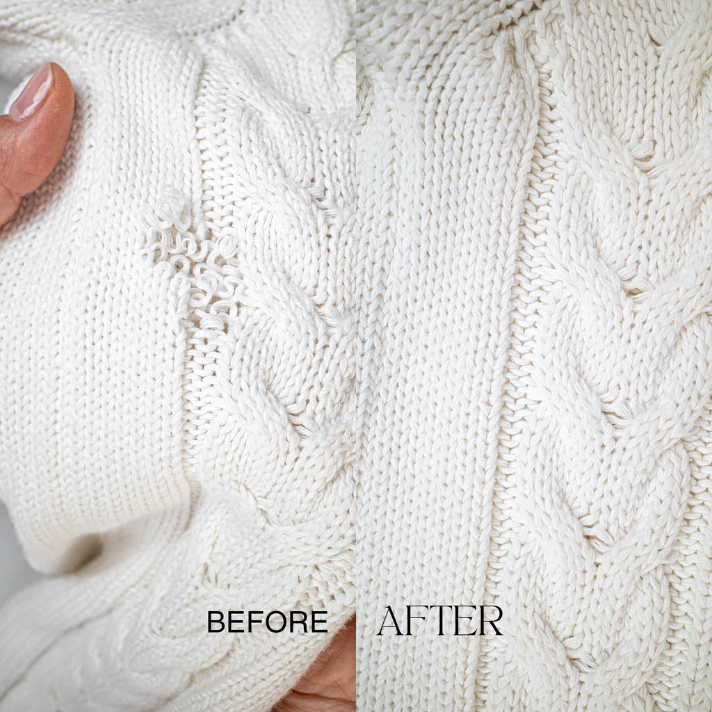 Invisible Mending (Swiss darning)