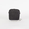 Black & White Denim Camera Bag