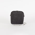 Black & White Denim Camera Bag