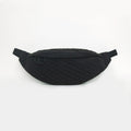 Black Denim Belt Bag