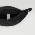 Black Denim Belt Bag