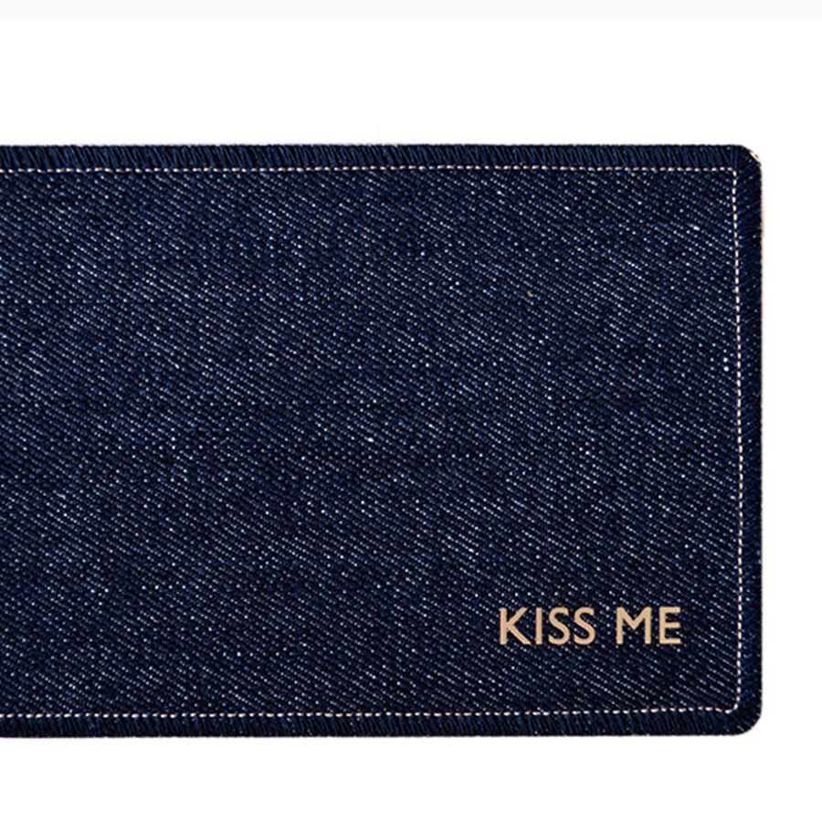 Kiss Me Denim Postcard