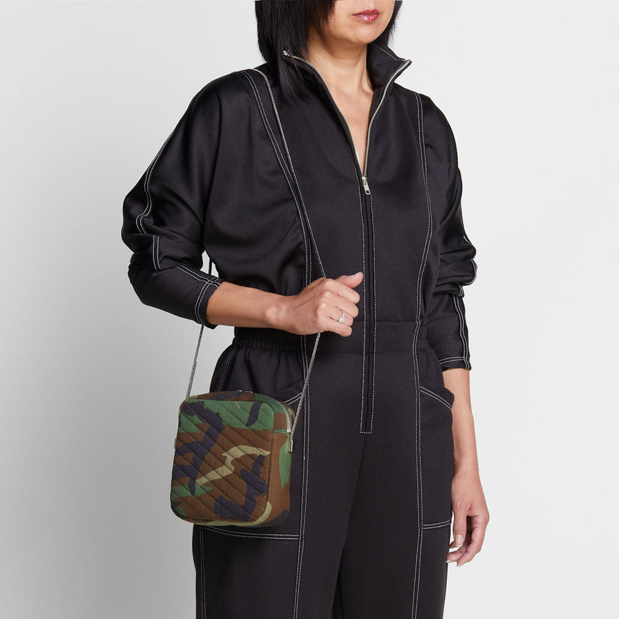 Black Pique Jumpsuit